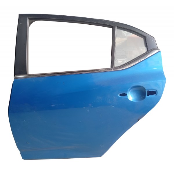 Porta Lata Traseira Esquerda Nissan Sentra 2023 Detalhe Azul