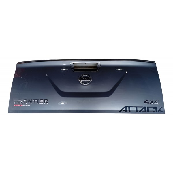 Tampa Lata Caçamba Nissan Frontier 2022 Detalhe - Cinza