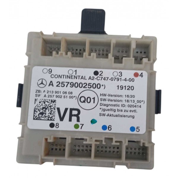 Modulo Conforto Porta Traseira Dir Mercedes Cls 450 Amg 2019