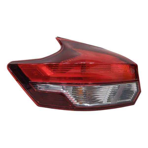 Lanterna Traseira Esquerda Nissan Kicks 2018 - Esquerdo/motorista - Vermelho