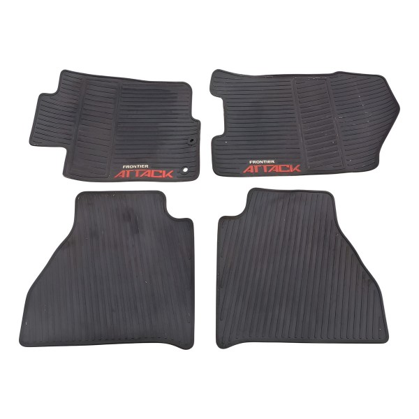 Jogo Tapete Borracha Nissan Frontier 2022 - Cinza