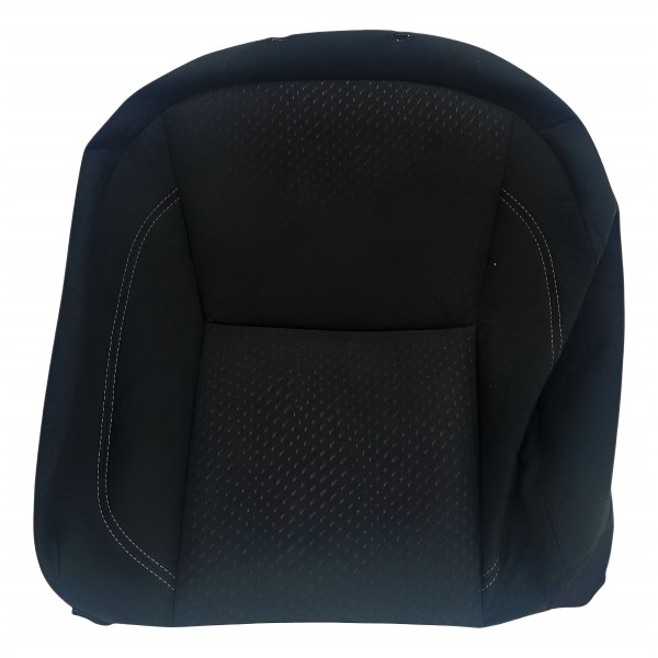 Capa Encosto Banco Dianteiro Esquerdo Nissan Frontier 2021 - Preto