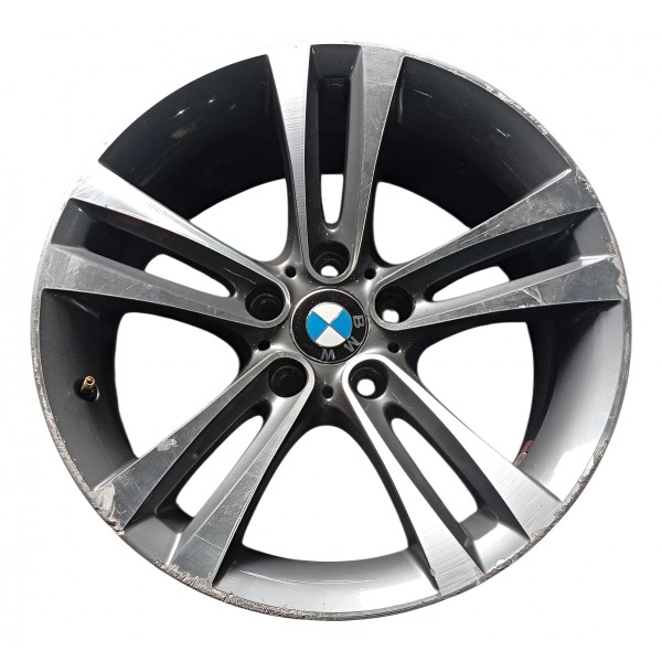 Roda Liga Leve Aro 18 Bmw 320i 2018 N1 Detalhe Prata