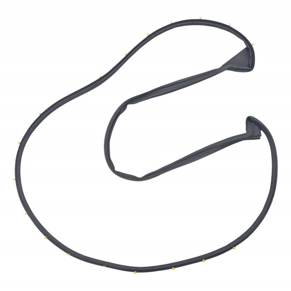 Borracha Vedação Porta Dianteira Esquerda Gm Tracker 2021 Preto