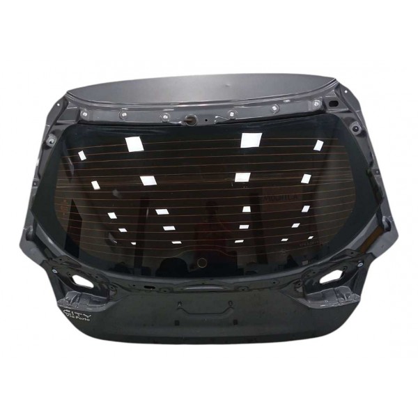 Tampa Traseira C/vidro Vigia Honda City Hatch 2023 Cinza-escuro