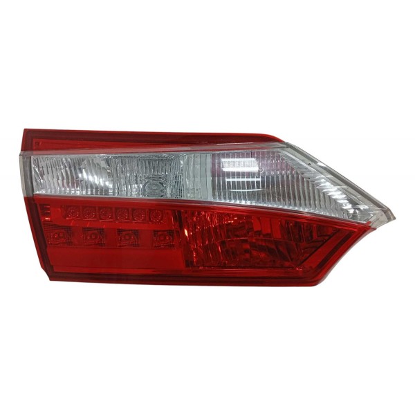 Lanterna Esquerda Tampa Traseir Toyota Corolla 2016 Detalhe  Esquerdo/motorista Vermelho