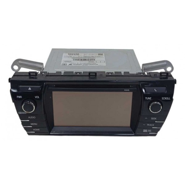Radio Multimídia Toyota Corolla Xei 2.0 2017 8610002132 Cinza
