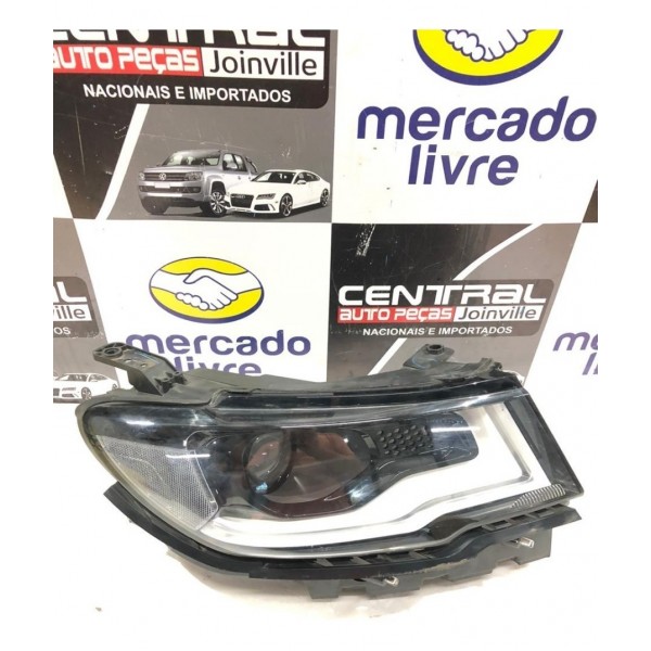 Farol Direito C/ Led Jeep Compass 2016 2017 2018 Original Direito