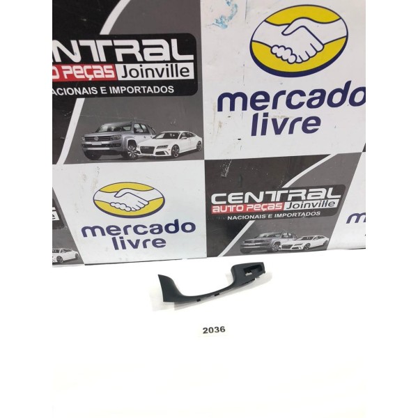 Moldura Botao Vidro Traseira Esquerda Jetta Tsi 2013 2014 Preto