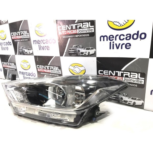 Farol Esquerdo Nissan Kicks 2017 2018 Original C/ Detalhe