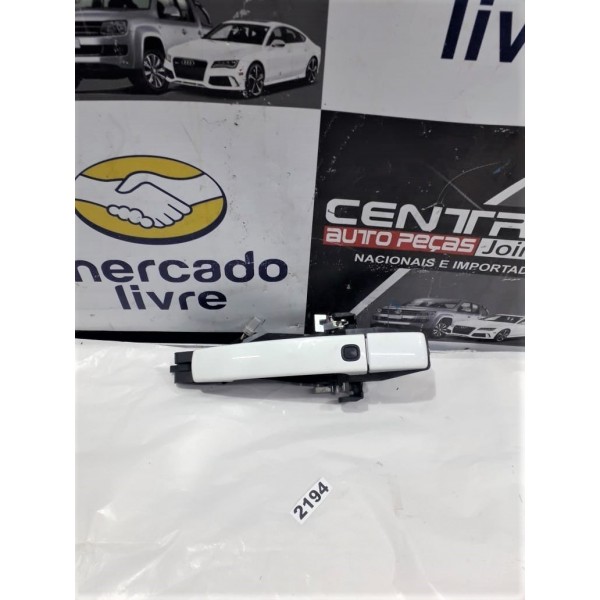 Maçaneta Externa Porta Traseira Esquerda Discovery 4 2014 - Branco