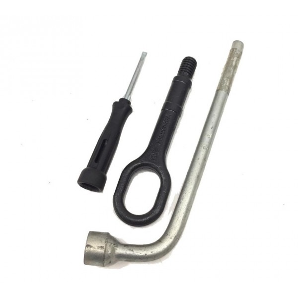 Kit Ferramentas Chave Roda Gancho Reboque Tiguan 2009 2010