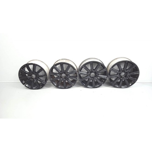 Jogo Roda Aro 18 Liga R18 Audi A6 2012 2013 2014 4g0601025ad Preto