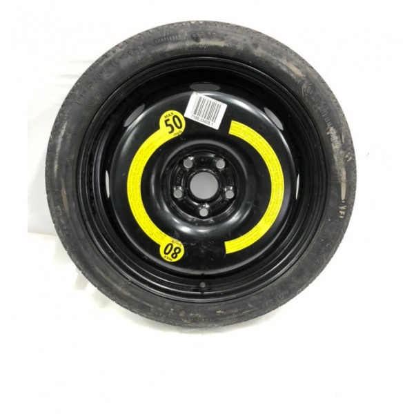 Estepe Continental 125/70 R18 Audi A3 Sportback 2008 Preto