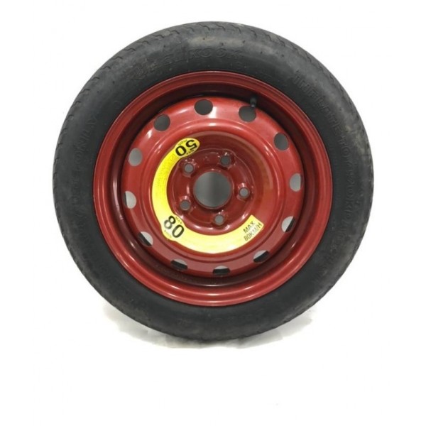 Estepe Roda Com Pneu R15 I30 Usado 2015 P/no T12580d15955m Vermelho