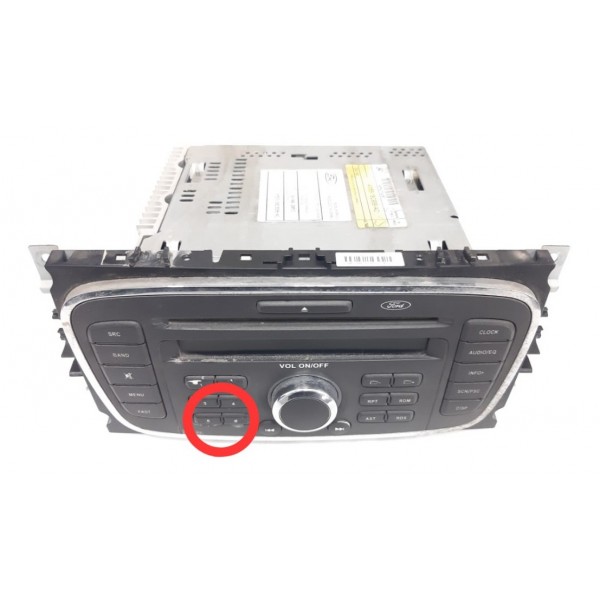 Radio Cd Player Multimidia  Ford Focus 2012 Detalhe