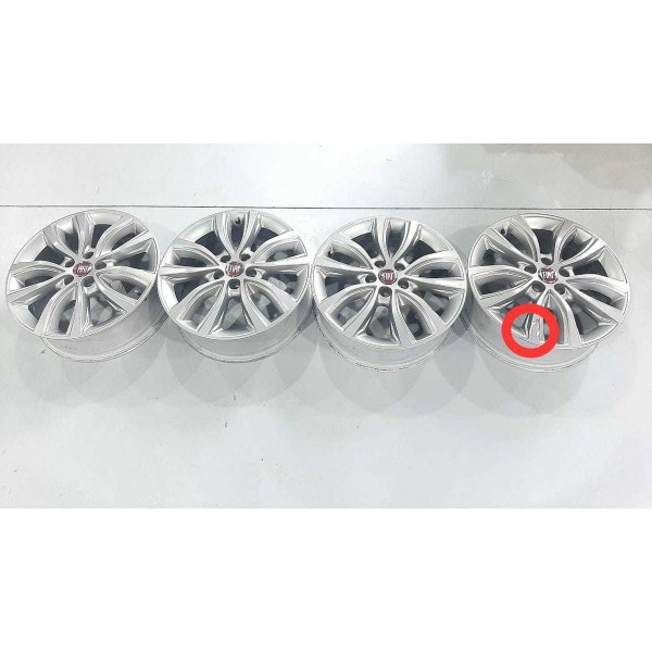 Jogo Roda Aro 18 Fiat Toro Detalhe