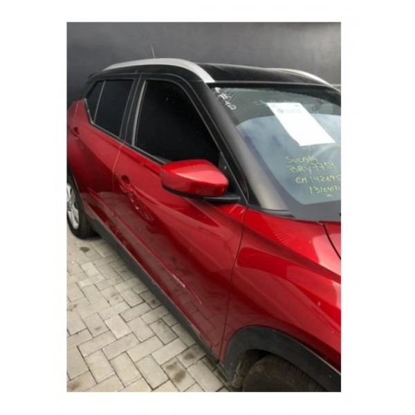 Porta Dianteira Direita Nissan Kicks 2019 Só Lata Vermelho