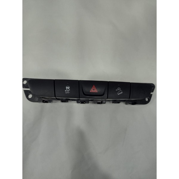 Botão Comando Pisca Alerta Fiat Toro 2017 800031683 Preto