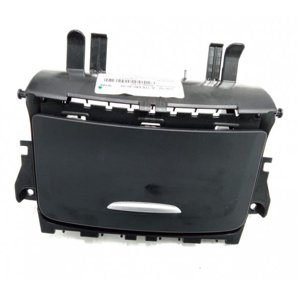 Porta Objetos C/ Tomada 12v Mercedes A250 Amg 2015 Preto