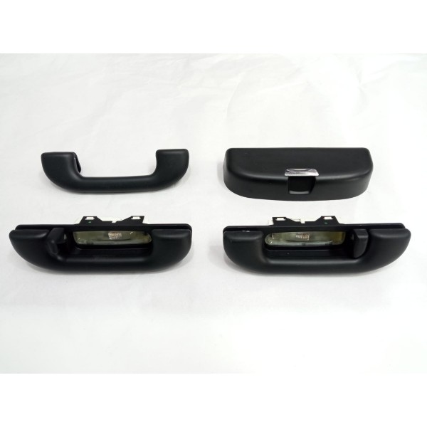 Jogo Puxador Teto Puta Merda Fiat Toro 2020 Preto