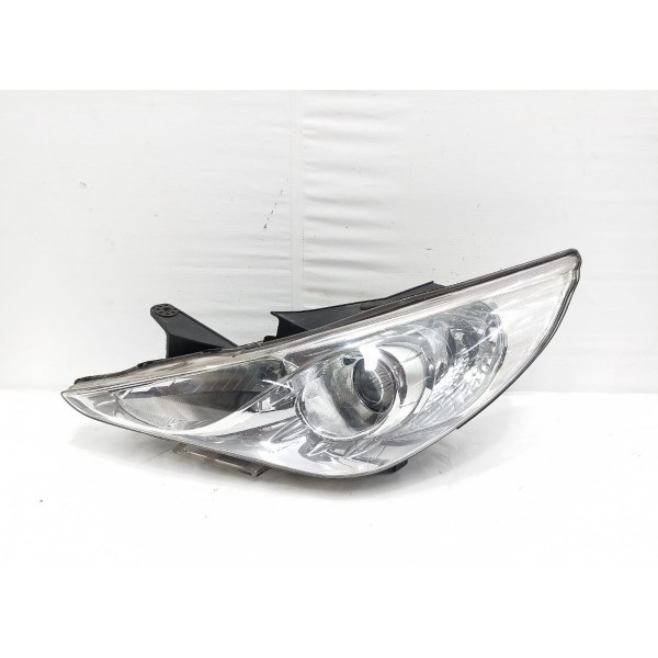 Farol Esquerdo Sonata Retirada Globo Ocular E Lente Detalhe Esquerdo