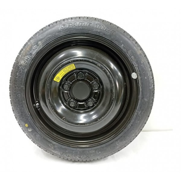 Estepe 125/70 R15  Honda Civic 2014 Preto
