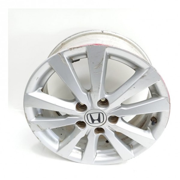 Roda Honda Civic 2014 Aro 16 Detalhe N2 Cinza
