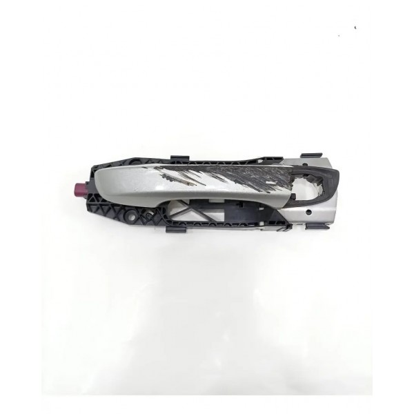 Maçaneta Externa Dianteira Esquerda Vw Polo 2020 Detalhe Cinza