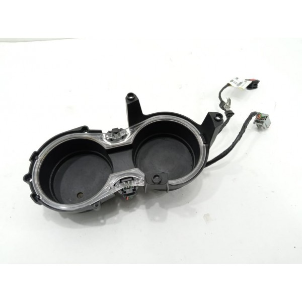 Acabamento Porta Copos C/ Led Ford Edge 2010 9t4314e078 Preto