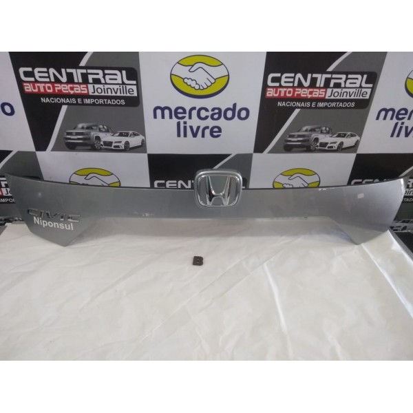  Aplique Moldura Tampa Traseira Honda Civic G10 2017 2018